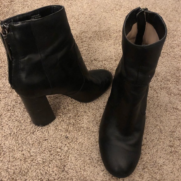 French Connection Stacked Heel Booties 👢 - Picture 4 of 5